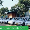 Dịch vụ taxi huyện Ninh Sơn